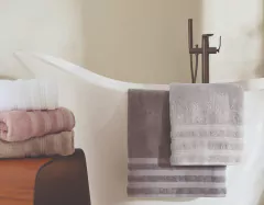 Toalha de Rosto Trussardi 100% Algodão Egitto Ardósia