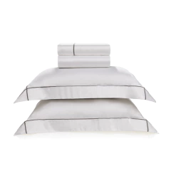 Jogo de Cama Trussardi 300 Fios Cetim 100% Bambu Girelli Nocciola - comprar online