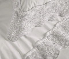 Jogo de Cama Ventina Queen - Percal Trussardi - comprar online
