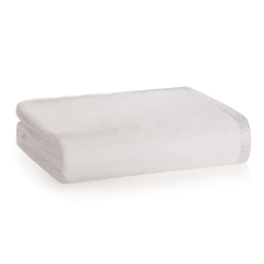 Cobertor Piemontesi Branco - Trussardi - Letto Di Casa