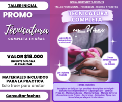 TECNICATURA COMPLETA EN UÑAS