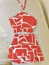 Conjunto short saia estampado