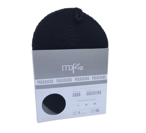 LC Posavasos negro