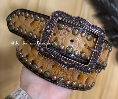 Cinto Croco Caramelo - Paul Western