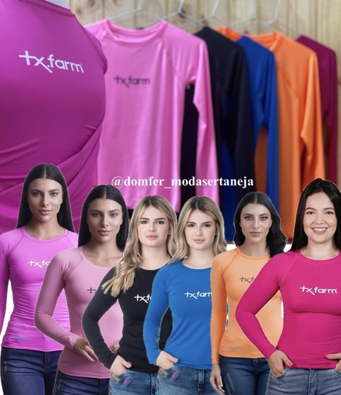 Manga Longa UV - Texas Farm - comprar online