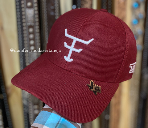 Boné Bordô - Texas Farm