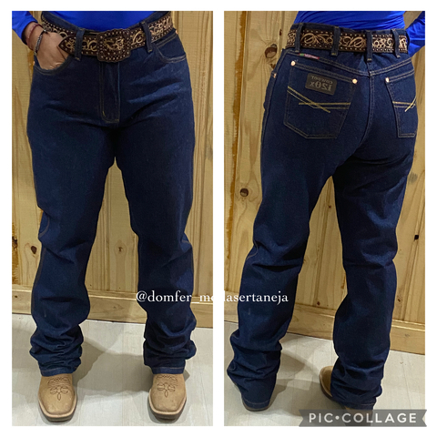 Calça Tradicional Azul Masculina - Cowboy 120x