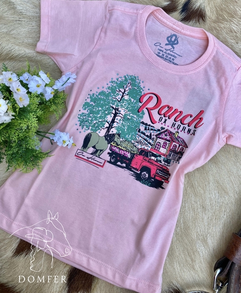 Camiseta Infantil Ranch - Ox Horns