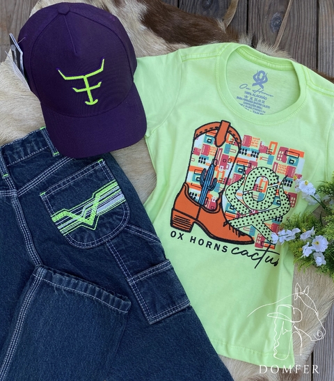 T-shirt Cactus Infantil - Ox Horns