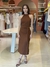 VESTIDO MIDI CAMILA GOLA ALTA - comprar online