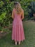 VESTIDO MIDI DULCE RENDADO DET GUIPIR - loja online
