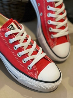 Tênis All Star Vermelho Solado Alto - comprar online