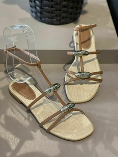 Rasteira Specchio Brand Ingrid Capuccino
