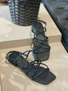 Sandália Specchio Brand Tabata Preto - comprar online