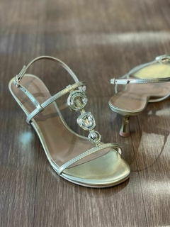 Sandália Specchio Brand Carol Ouro - comprar online