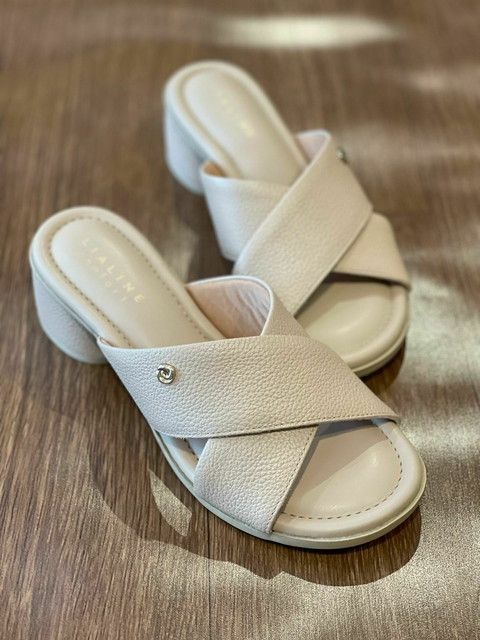 Tamanco Lia Line Comfort Nude - comprar online