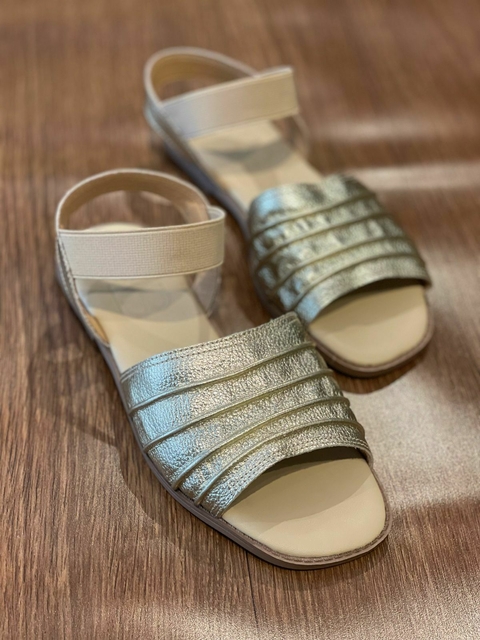 Sandália A+B Dourada - comprar online