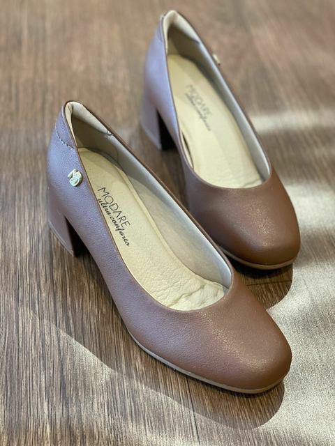 Scarpin Modare Avelã Liso - comprar online