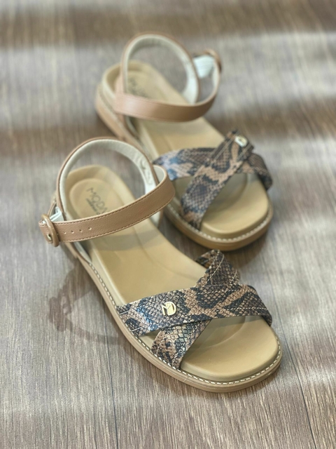 Sandália Modare Snake Camel - comprar online
