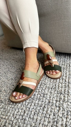 Sandália Modare Verde Color - loja online