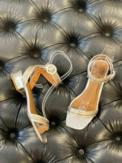 Sandália Specchio Brand Prata/Dourado - Boutique Par Perfeito