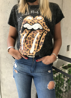 Remera nevada Lengua Stone Print