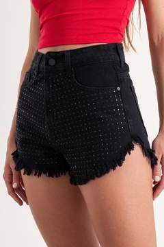 Short Black Hotfix - comprar online