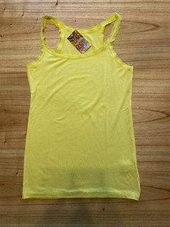 Musculosa bretel puntilla