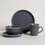Plato Höfn granito con borde blanco 21cm - Gabriela Noto Home & Deco