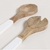 Set de cubiertos Benarés Blanco para ensalada de madera en internet