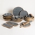 Set de cubiertos Benarés Gris para ensalada de madera - (copia) en internet