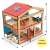 CASA DE MADERA PLAN Z CON MUEBLES 30 X 30 X 20
