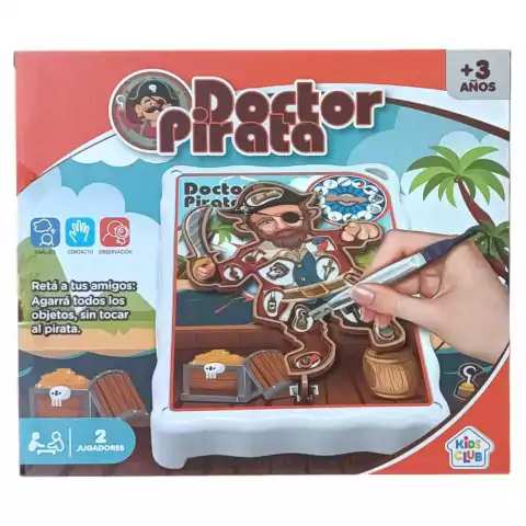 JUEGO DE MESA KIDS CLUB DOCTOR PIRATA