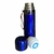 TERMO DE ACERO CON CORREA PURE HEALTY HAPPY - 500ML - AZUL en internet