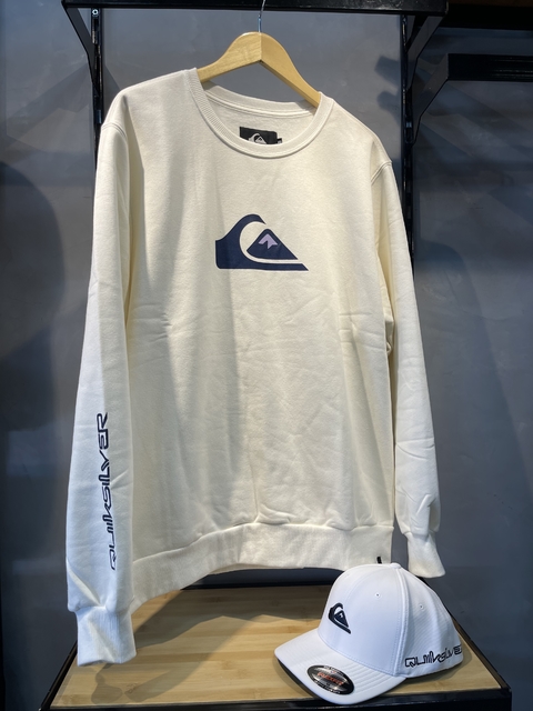 Moletom quiksilver s/touca clássico