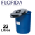Cesto Residuos 22 Lts. Tapa Plana Florida® Varios Colores