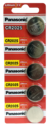 Bateria CR2025 Panasonic 3 Volts 05 unidades