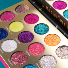 United Shades of Glitter - 21 Pressed Glitter Palette Rude Cosmetics - Paola Grillo Beauty Store