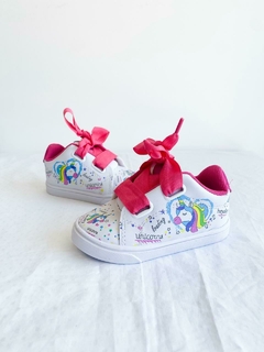 Zapatilla ecocuero unicornio niños en internet