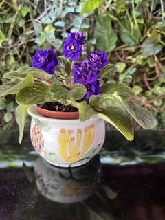Cachepot design italiano - Luci Monteiro Gifts - Arte em Cerâmica | Porcelanas pintadas à mão