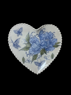 Bandeja coração de porcelana - comprar online