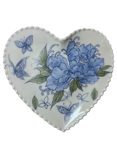 Bandeja coração de porcelana na internet