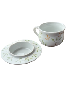 Sopeira individual com tampa - Luci Monteiro Gifts - Arte em Cerâmica | Porcelanas pintadas à mão