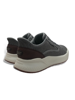 Skechers CYRUS SHAW (211008) Gris Marrón - Bigbang Deportes