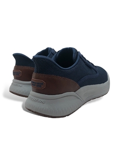Skechers CYRUS SHAW (211008) Azul Marrón - Bigbang Deportes