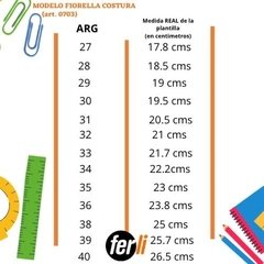 Ferli FIORELLA COSTURA Art.0703k Negro - tienda online