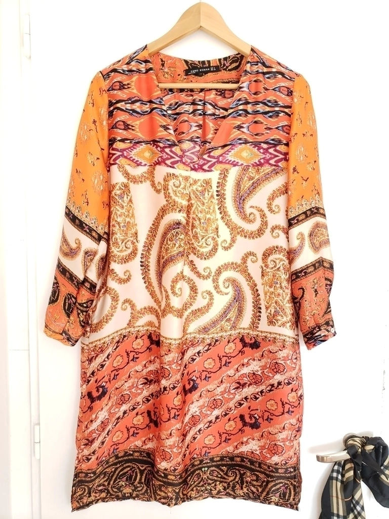 Vestido de seda