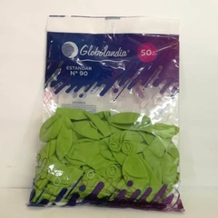Globo globolandia liso 10" x50 (2 paquetes) - comprar online