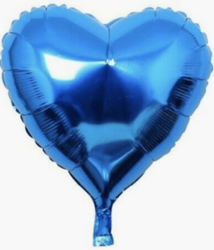 GLOBO METALIZADO CORAZON 45cm x5 en internet