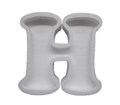 Letra hueca 15cm - comprar online